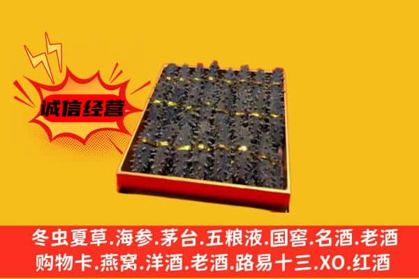 自贡自流井区回收海参